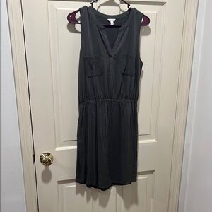Olive green dress